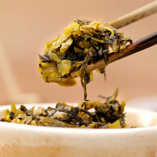 逢食 干净雪菜80克/袋 鄞州雪菜，自然清香、清脆可口，配料干净，纯净，无味精！！ 商品图2