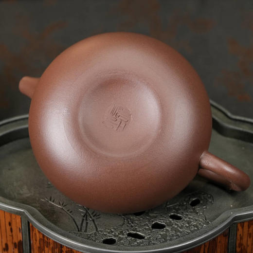 宜兴紫砂 容天 200cc 黄龙山紫泥 作者王小芹 商品图3