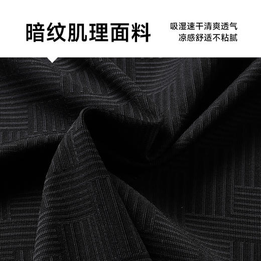 【冰丝高弹】【新款DWP】大依优型大码短袖T恤圆领加肥加大男士大号弹力透气舒适夏季半袖 商品图3