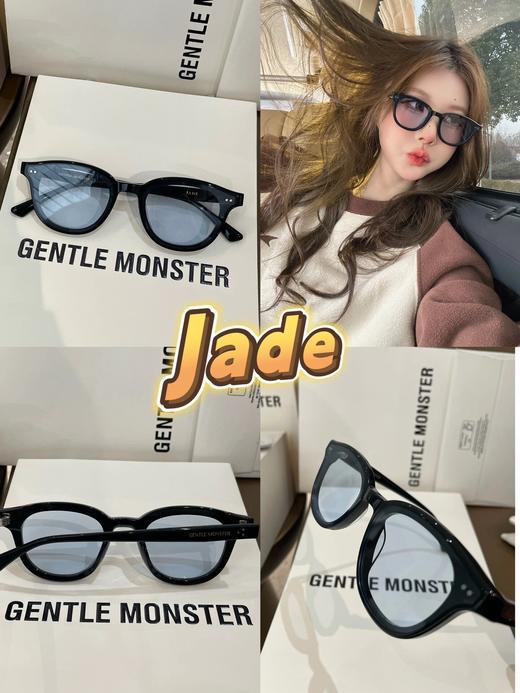 可爱一百分! ! 2024新款GM Jade 小脸bb会爱的圆润小黑超🕶️ 进口轻量板材  上脸幼态高级 质感无敌赞  非常的百搭日常素颜也可以佩戴 〰️ 商品图4