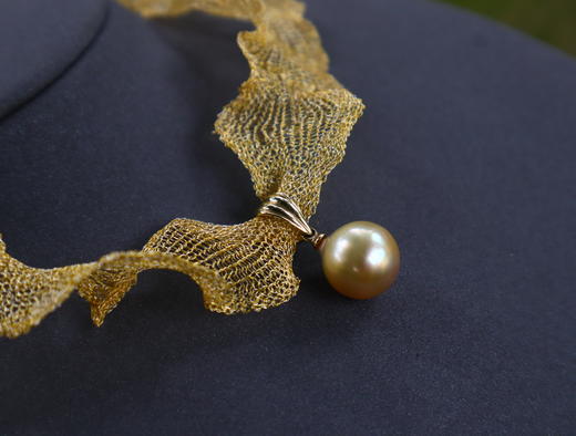 【蕾丝】南洋金珠项链 商品图3