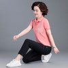 SP-2309夏季POLO短袖女莫代尔棉T恤舒适透气时尚减龄宽松半袖 商品缩略图4