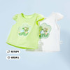 贝贝怡24夏款女童印花短袖T恤甜美舒适透气上衣ZB2DS010 商品缩略图0