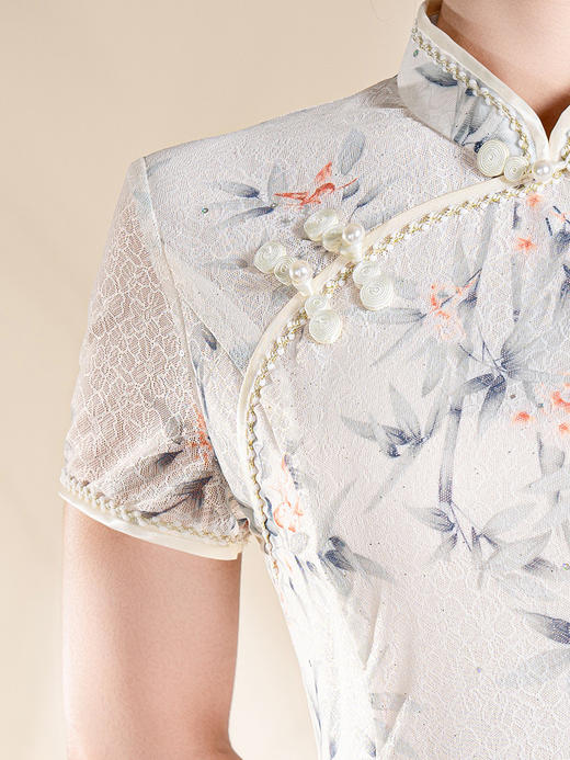 2024年轻中国风新款气质少女小清新优雅改良小个子旗袍 KK-2067 商品图4