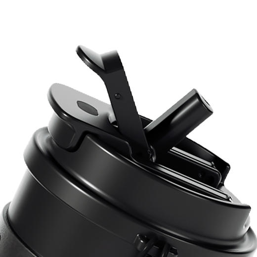 TD50203811 独角犀简约双饮咖啡杯曜石黑500mL 商品图1