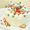 新品『草莓小熊猫』生日蛋糕 商品缩略图0