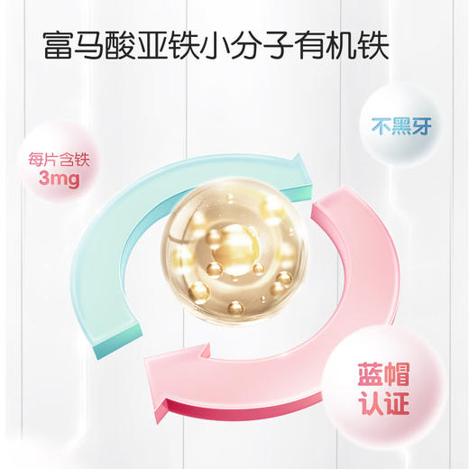 童年故事铁泡腾片营养素补充剂 30片 商品图1