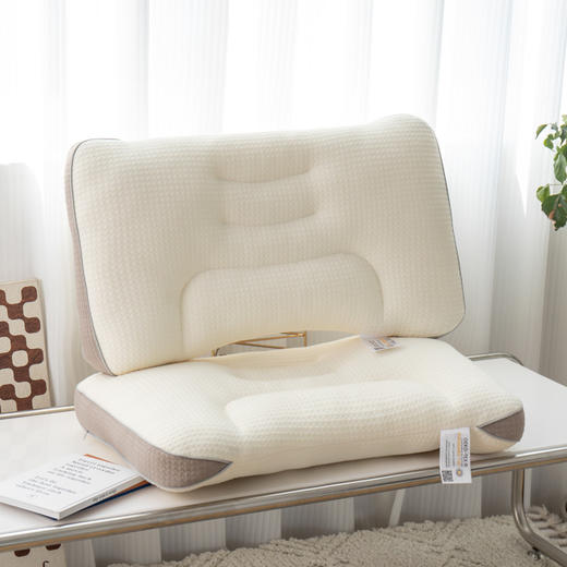 【精选】诗梦姿全棉针织分区按摩颈椎枕芯 透气舒适 柔软贴肤 商品图6