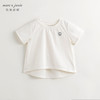 马克珍妮女童微孔透气运动短袖T恤儿童上衣2024年夏装新款240338 商品缩略图3