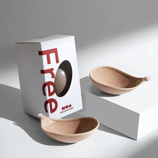 【一秒A变C 🐻小胸必买】觉袈透气聚拢胸贴（云朵杯）送1个便携网袋送1瓶乳贴清洗液 商品图0