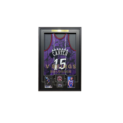 收藏系列 卡特 猛龙队15号紫色球迷版 亲笔签名球衣 商品图0
