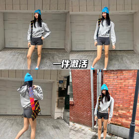 新品上身 | 套头卫衣+短裤就是柔软的二次元💨