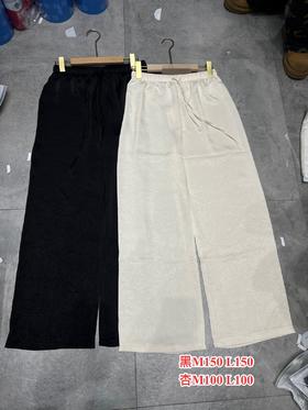 【门店同款】ENJOY夏季肌理缎面休闲裤 157029231