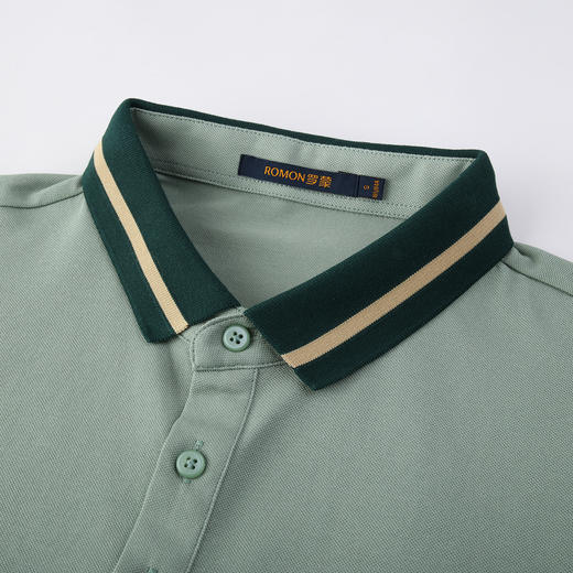 【含桑蚕丝】罗蒙男士夏季薄款polo衫男短袖男冰爽透气男士短袖t恤男 商品图6