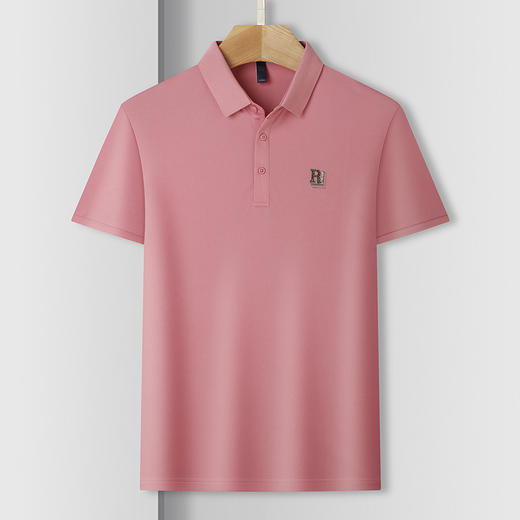 【高周波】罗蒙男士商务polo衫男短袖男夏季薄款速干男士短袖t恤男 商品图1