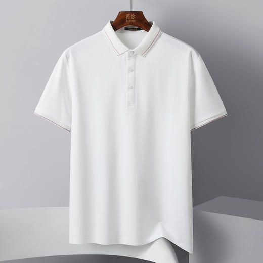 【蚕丝棉】罗蒙男士夏季薄款polo衫男短袖男冰丝速干t恤男短袖t恤男 商品图1