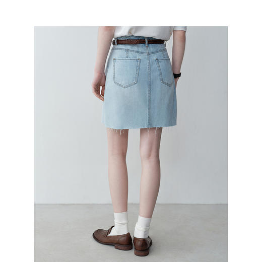 TeenieWeenie小熊卡通牛仔半身裙女夏季女短裙TTWJ242406T 商品图4