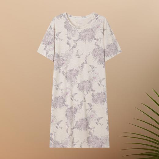 【32S100%棉汗布】SCHIESSER 德国舒雅女士纯棉短袖睡裙31/22374D 商品图3