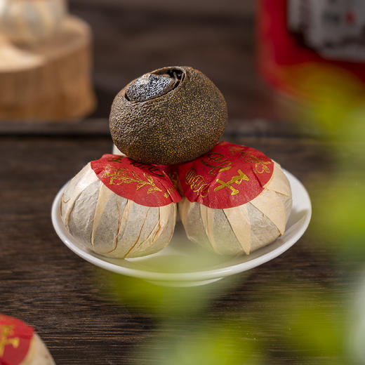 【包邮到家｜抱拙堂-小青柑】好礼配好茶 2017年新会天马产区小青柑，配伍云南勐海宫延老普洱茶  如风生活特惠 商品图4