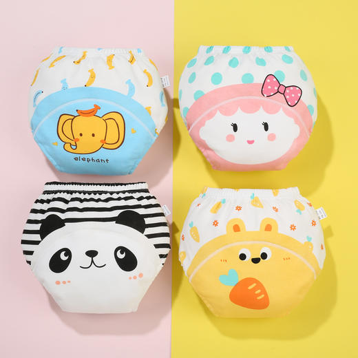 【3条装 告别闷热 小pp自由呼吸】婴童内裤如厕训练裤尿布裤夏季男女宝宝隔尿裤戒尿不湿透气可洗 商品图2