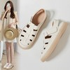 ZHR则则猪笼鞋女法式沙滩鞋2024新款百搭罗马编织凉鞋ins包头单鞋 商品缩略图0
