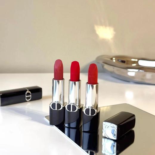 Dior 迪奥999哑光口红 丝绒  蓝金 黑管 漆光唇膏 浮雕唇蜜染唇液限定合集（需要礼袋可备注） 商品图2