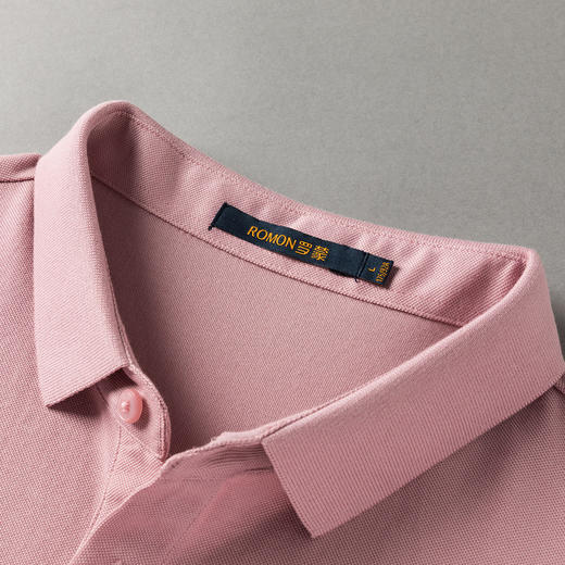 【含蚕丝棉】罗蒙男士polo衫男短袖t恤男夏季凉爽冰丝t恤男短袖 商品图4