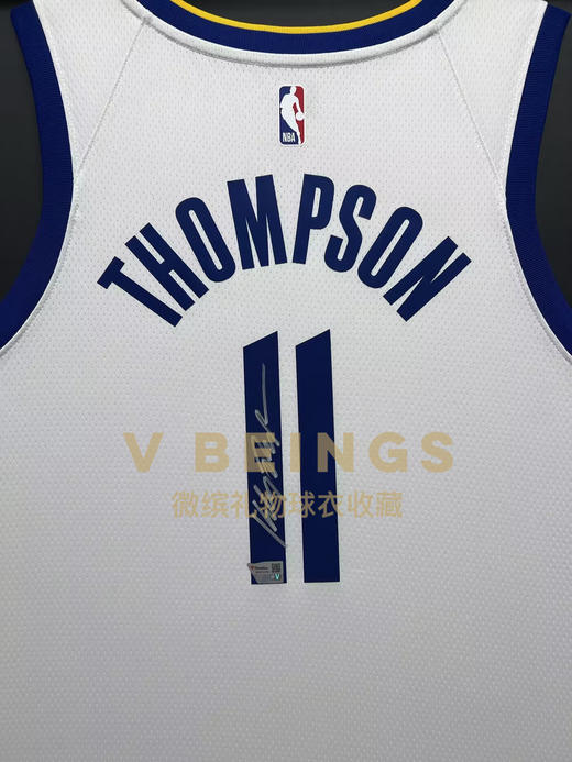 收藏系列 汤普森 勇士队11号白色球迷版 亲笔签名球衣 商品图2