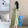 奢姿2025年夏季新款大码女装翻领连衣裙胖妹妹赫本风时尚裙子9932866993 商品缩略图1