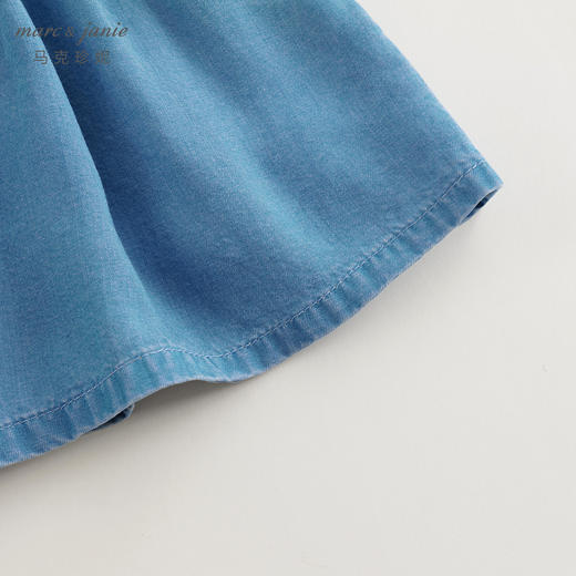 【凉感透气】马克珍妮女童柔软莱赛尔牛仔裙裤儿童裤子夏装240629 商品图4
