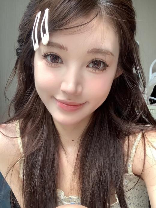 sasababy 月抛 小兔啾咪/奶栗泡泡 粉/棕 14.5/13.9 拍下即为一副两片 商品图4