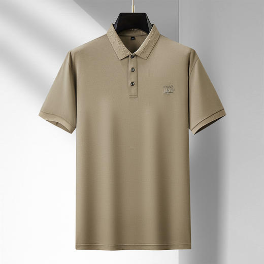 【新款DDA】大依优型大码短袖Polo衫翻领加肥加大男士大号弹力透气舒适夏季半袖透气 商品图1