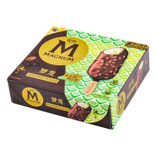 梦龙小青龙香烤碧根果味冰淇淋260g(4支)/盒 商品图1