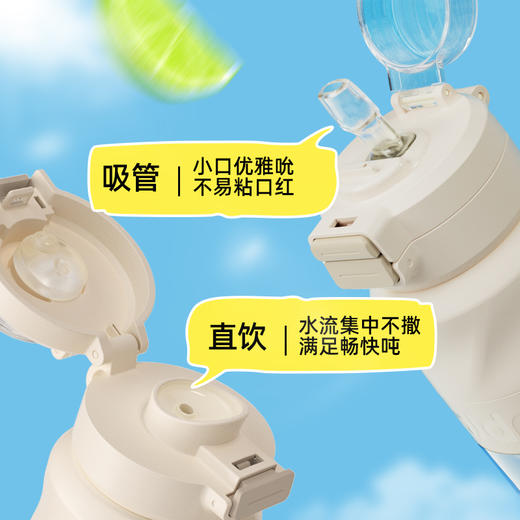 【困妈专享】bablov水杯大容量女生运动水壶耐高温水瓶ppsu吸管杯子学生太空杯 商品图1
