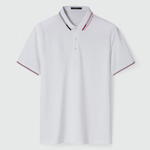 【含桑蚕丝】罗蒙男士经典爆款polo衫男短袖夏季速干t恤男短袖男t恤 商品图1