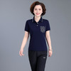 SP-2309夏季POLO短袖女莫代尔棉T恤舒适透气时尚减龄宽松半袖 商品缩略图1