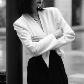 L3臣禾【深V领绑带】性感上衣9211051676【奥莱】