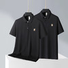 【Q】【新款DX】大依优型大码男装潮款短袖Polo衫翻领加肥加大透气吸汗夏季上衣半袖t恤夏装 商品缩略图1