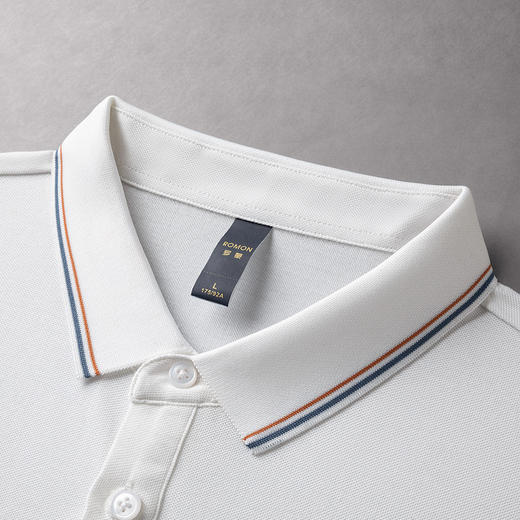 【含桑蚕丝】罗蒙男士夏季polo衫男短袖商务休闲男士t恤短袖polo衫 商品图13