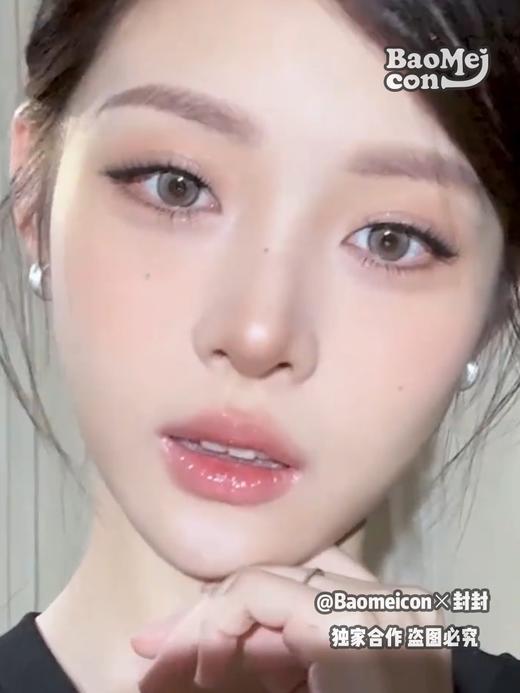 BAOMEICON·半年抛  亚麻琥珀 14.2  <封封同款> 又淡又贵气！裸茶棕色显得非常高级！真嘟爱惨了这种千金感十足的眼珠珠！韩产0-800度<一副两片> 商品图2