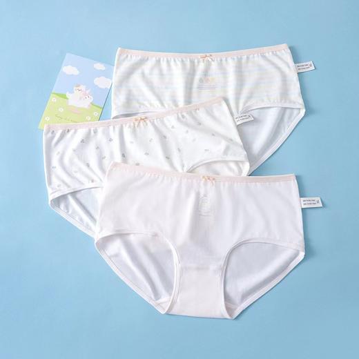 【内衣内裤任意拍2减10元】小沐佳桐儿童男女舒适内裤三条装，舒适高弹不勒PP，弹性针织橡筋，打造裸感体验，不勒大腿，舒适自由活动 商品图1