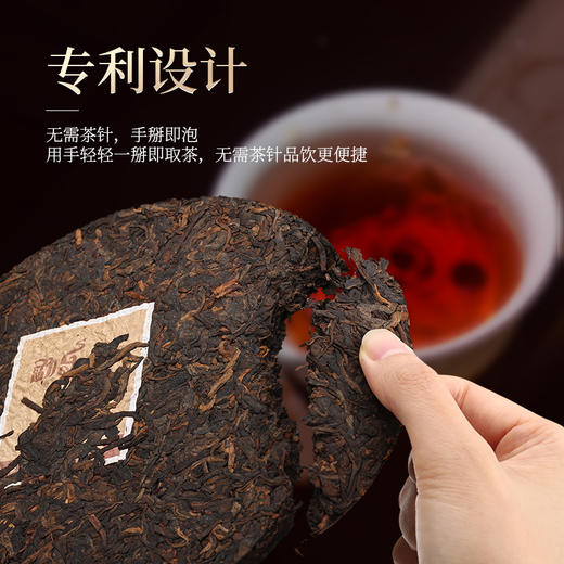 勐乐山普洱2024年玄武熟茶357g 商品图3