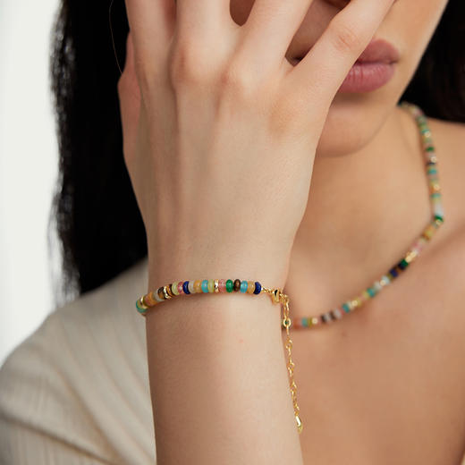 ARSIS彩虹守护串珠项链/手链|丰富多彩的天然石头，点睛穿搭 商品图3