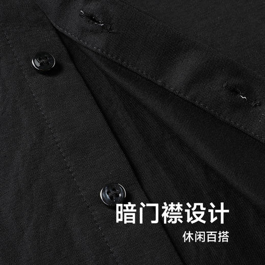 【新中式】【新款DDP】大依优型大码立领短袖衬衫加肥加大男士大号弹力透气舒适夏季半袖透气复古 商品图2