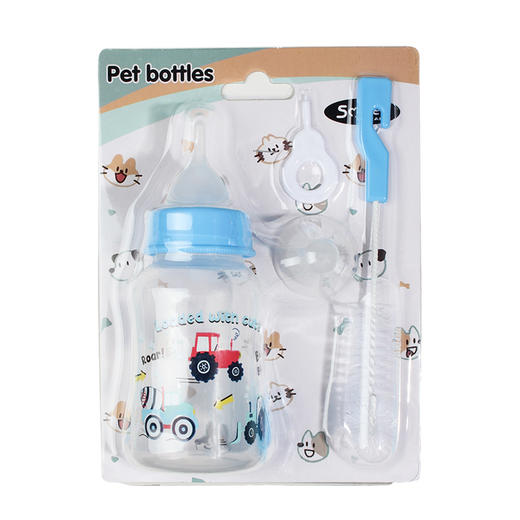 【爱‘宠们喜欢的奶瓶’】跨境60ml125ml宠物奶瓶配宠物奶嘴小猫喂奶喂水新生小狗 动物奶瓶 商品图13