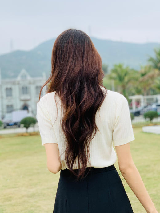 【百图lulu好物】【清凉POLO衫】知性 POLO领 清新有氧 短袖 针织衫 商品图9