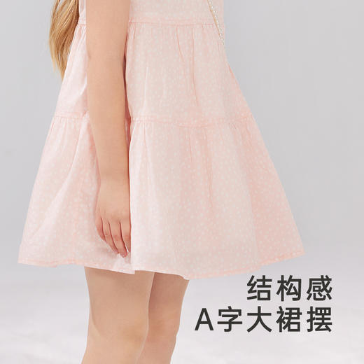 【商场同款】英氏儿童裙子春夏背心裙女童透气纯棉连衣裙新款 商品图3