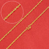 【限时克减150元】足金999.99 五9黄金绞丝链项链(ACXL00002-7)补差价）补差价）预售产品下单后不退款不退货不换货不补差价 商品缩略图0