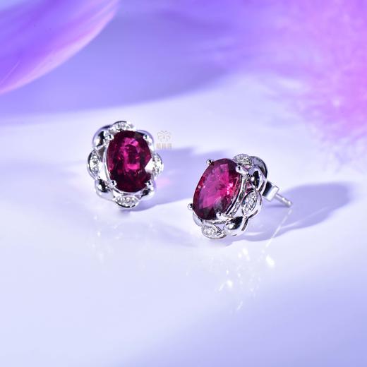 【繁花】碧玺耳钉-CB12401027 商品图3