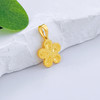 【限时克减150元】足金999.99 【精品】五9黄金实心鱼鳞五瓣花吊坠(ACDZ00302)（预售产品下单后不退款不退货不换货不补差价）（预售产品下单后不退款不退货不换货不补差价） 商品缩略图1